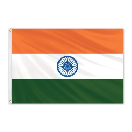 Clearance India 4'x6' Nylon Flag